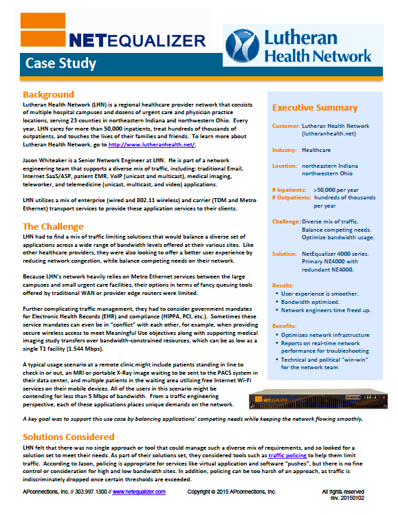 LHN Case Study