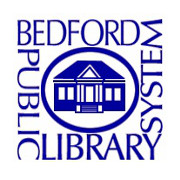 Bedford Public Library System logo
